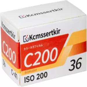 C200 컬러 네거티브 필름 ISO 200 35mm 135 포맷 36 노출 일광 균형 C-41 공정 아날로그 카메라용