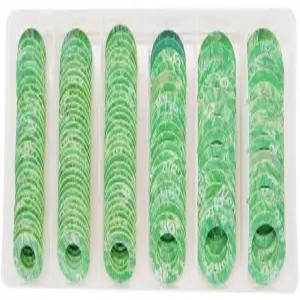 Dsnaduo 140PCS 6 사이즈 녹색 합성 섬유 배수 플러그 개스킷 세탁기 구색 키트 장착 M12 M14 M16 M18 M20