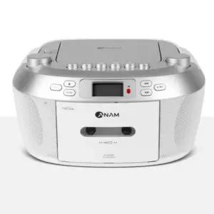 레트로 카셋트 CD 플레이어 블루투스 MP3 라디오