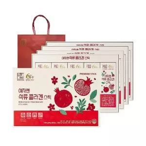 [한삼인]농협 한삼인 여자앤석류 콜라겐스틱 15g 30포 4세트+쇼핑백