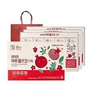[한삼인]농협 한삼인 여자앤석류 콜라겐스틱 15g 30포 3세트+쇼핑백