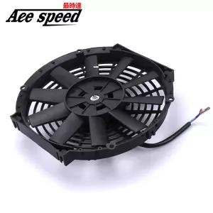 자동차 범용 12V 80W 10 라디에이터 오일 쿨러용 선풍기 스트레이트 블레이드 라디에이터 냉각 팬