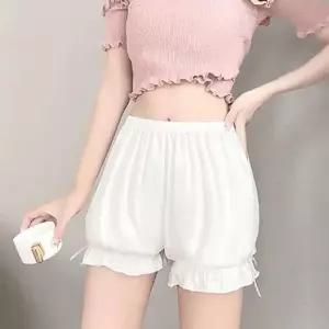 러블리 여성 속바지 아이스 실크 치마 이너 반바지 여성속바지 치마속바지 wy77308
