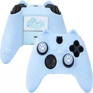 GeekShare 고양이 발바닥 컨트롤러 스킨 그립 세트 미끄럼 방지 실리콘 보호 커버 케이스 Xbox Series X