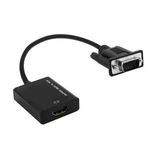 [아우트_6827]VGA RGB PC TO HDMI 변환 젠더 컨버터