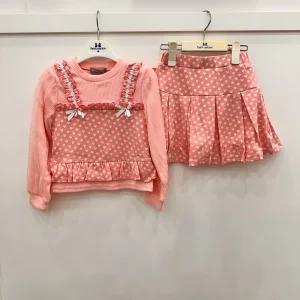 유아동 여아 상하세트 하트 레이스 리본 속바지 라미비비안세트 PCZ59GUF73_CJ