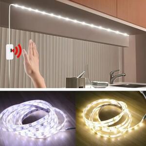 USB 60 LED 스트립 조명  DC 5V 스마트 조광기 제스처 센서  스위치 제어 백라이트 테이프  TV 램프  방 홈