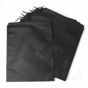 미루샵 20P 부직포 파우치 39X48CM 블랙 화장품보관함 답례품가방 스트링백