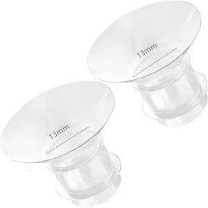 2PCS 플랜지 삽입 13mm 메델라/스펙트라/윌로우/TSRETE/맘코지 S9/S12/S9Pro/S12Pro 유방 펌프 실드 니플