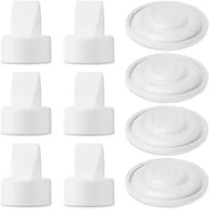 스펙트라 S2 S1 9Plus 6팩 실리콘 덕빌 밸브 및 다이어프램과 호환되는 10PCS 유방 펌프 부품 원래 교체