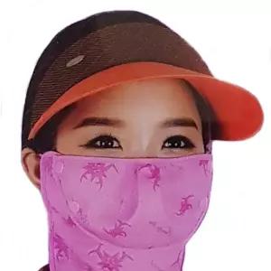 햇빛차단 사계절마스크 4단볼커버마스크 핑크