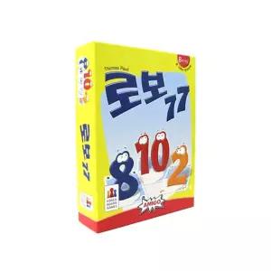 코리아보드게임즈 로보77 보드게임 숫자 덧셈뺄셈 암기 복불복게임 숫자카드 집중력향상