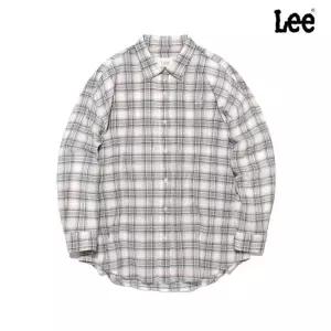 LEE 우먼 홀리데이 체크 셔츠 라이트 그린 (LE2602SH62LN)
