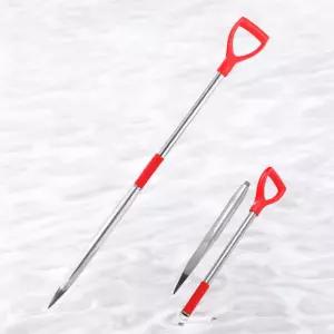 손잡이 스테인레스 얼음낚시 파쇄기 분리형 112CM/B 타공 아이스오거 펀칭 구멍뚫는기계