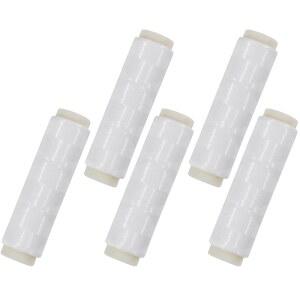 Alwonder 5PCS 낚시 미끼 탄성 실 나일론 인비저블 매직 낚싯줄, 감싸는 0.2mm 656FT 페르 스풀 매듭 없이 사용 가능 연어, 철갑상어, 메기를 위한 신축성 있는 투명 끈 보관용