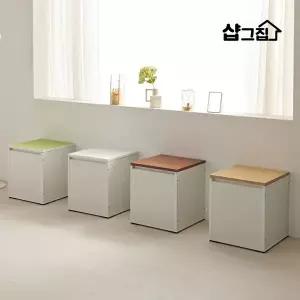 심플 거실 수납 벤치 의자 수납장 400