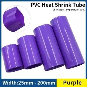 1/10/20M 18650 Lipo 배터리 PVC 열 수축 튜브 팩 30 ~ 100mm 절연 필름 랩 리튬 케이스 보호 케이블
