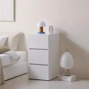 [인테리어가구]L3140 화이트 3단 서랍장 400 1color (S50794966)
