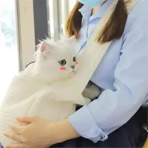 고양이 반려동물 슬링백 숄더백 강아지 이동장 외출 크로스 캐리어 휴대 자는 산책 하네스 가슴
