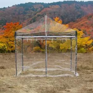 천막 텐트 풀세트 캠핑 베이직 올투명지붕벽면 차박