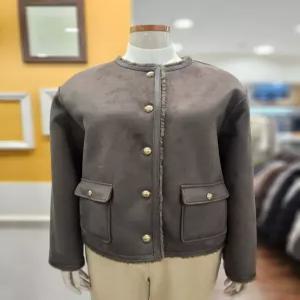 [BCBG]로스트 포우 무스탕 자켓 B5D9F822