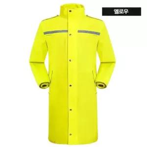 레인코트 롱코트비옷 아웃도어 원피스 옐로우
