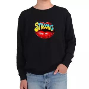 기모맨투맨 다양한 색상 사이즈 앵두 입술 LIPS STRONG [BLW26753]