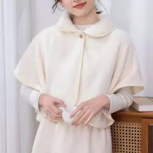 극세사 어깨 숄 보온 수면 담요 카라 디자인 데일리용