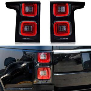 랜드로버 레인지로버 보그 L405 용 LED 테일 램프, 블랙 버전 2013-2022 LR122375 LR122372 미등