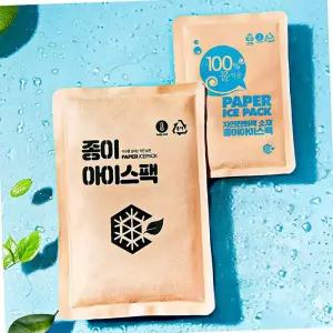 친환경 종이 아이스팩 소 묶음 판매 12x17 50개 업소용