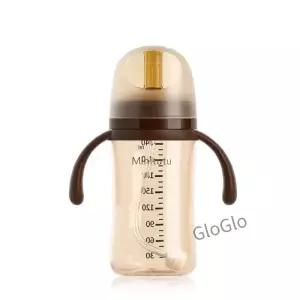 대용량 240ml/300ml 빨대컵 PP 소재 5CM 와이드 넥 젖병 BPA 프리 배앓이 방지 우유병