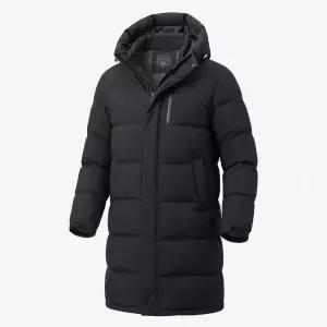 NEPA 7LF2089 공용 에센셜 헤비 롱다운 자켓_BLACK 블랙 블랙