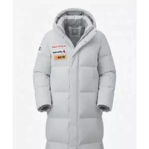 DESCENTE 스위스 스키 롱 유러피언 구스 다운 자켓 화이트 SQ421SDJN1