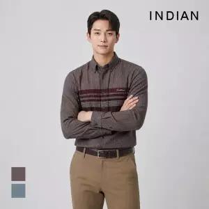 [INDIAN] 포인트 스트라이프 셔츠_MITNLYF9106