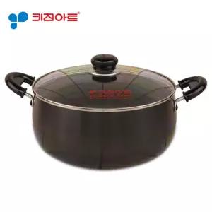 키친아트 쥬노 블랙 경질 냄비 26cm 양수