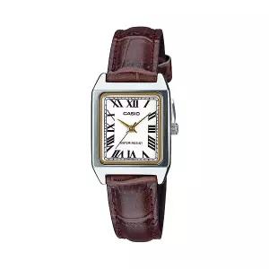 카시오 시계 LTP-V007L-7B2U 여성용 손목시계 클래식 빈티지 스퀘어 가죽밴드 CASIO 정품