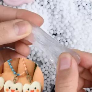 젤리플라 키링 만들기 세트 물에 녹는 플라스틱 100g DIY