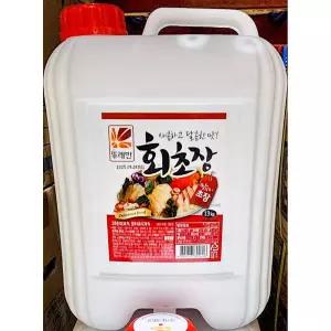 뚜레반 회초장 13Kg/초장/냉면/초고추장/다용도/대용량/드레싱/막국수/말통/맛있는/매운/무침/소스/비빔
