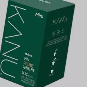 동서 맥심 카누 디카페인 아메리카노 커피 미니 100T