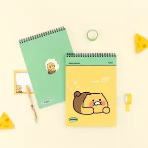 카카오 프렌즈 춘식이 상철 스프링 노트/줄노트/문구/학생/신학기/준비물/초등/학교/연습장/사무/용품/학습