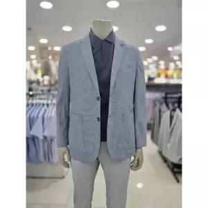 인디안 웰메이드 남성 여름 폴리혼방 써커 슬림 자켓 MIU FU5M 2491