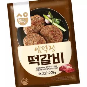 삼양 임꺽정떡갈비 1.2kg 캠핑고기