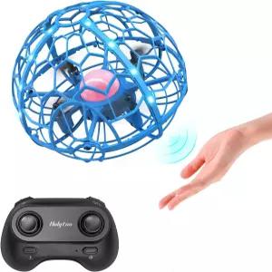 Flying Ball Holyton UFO Toy Mini Drone with LED Lights Spherical Gyro Automatic Obstacle oidance