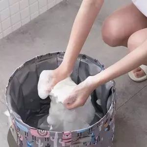 캠핑 설거지 가방 야외 설거지통 휴대용 다용도 여행용 세면대