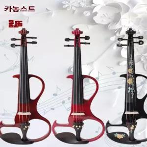 투명 전자첼로 전문가용 와인레드 연습용 사일런트 입문용