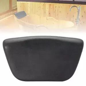 SPA 목욕 베개 미끄럼 방지 욕조 머리 받침 부드러운 인조 가죽 방수 흡입 컵 목 등 쿠션 패드