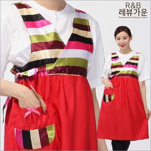 한복앞치마 명절 구정 개량한복 마트 전통 색동 행사