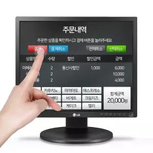 LG 19인치 터치모니터 감압식 19BR35L 터치스크린 POS 포스기 압력식 47.9cm 19MB35P