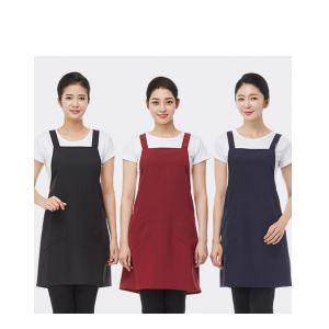 LN 벨크로미니 유니폼 앞치마 작업복 미용앞치마 카페 염색 키친 화실 주방