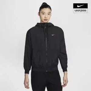 매장정품 나이키 우먼스 NSW 우븐 루즈 후드 재킷 FV6299-010 389211